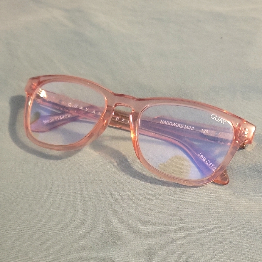 Quay Australia Pink Blue Light Glasses